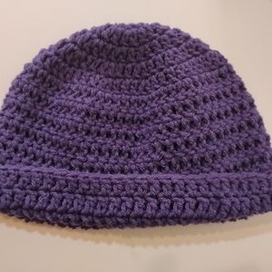 Purple Crochet Beanie